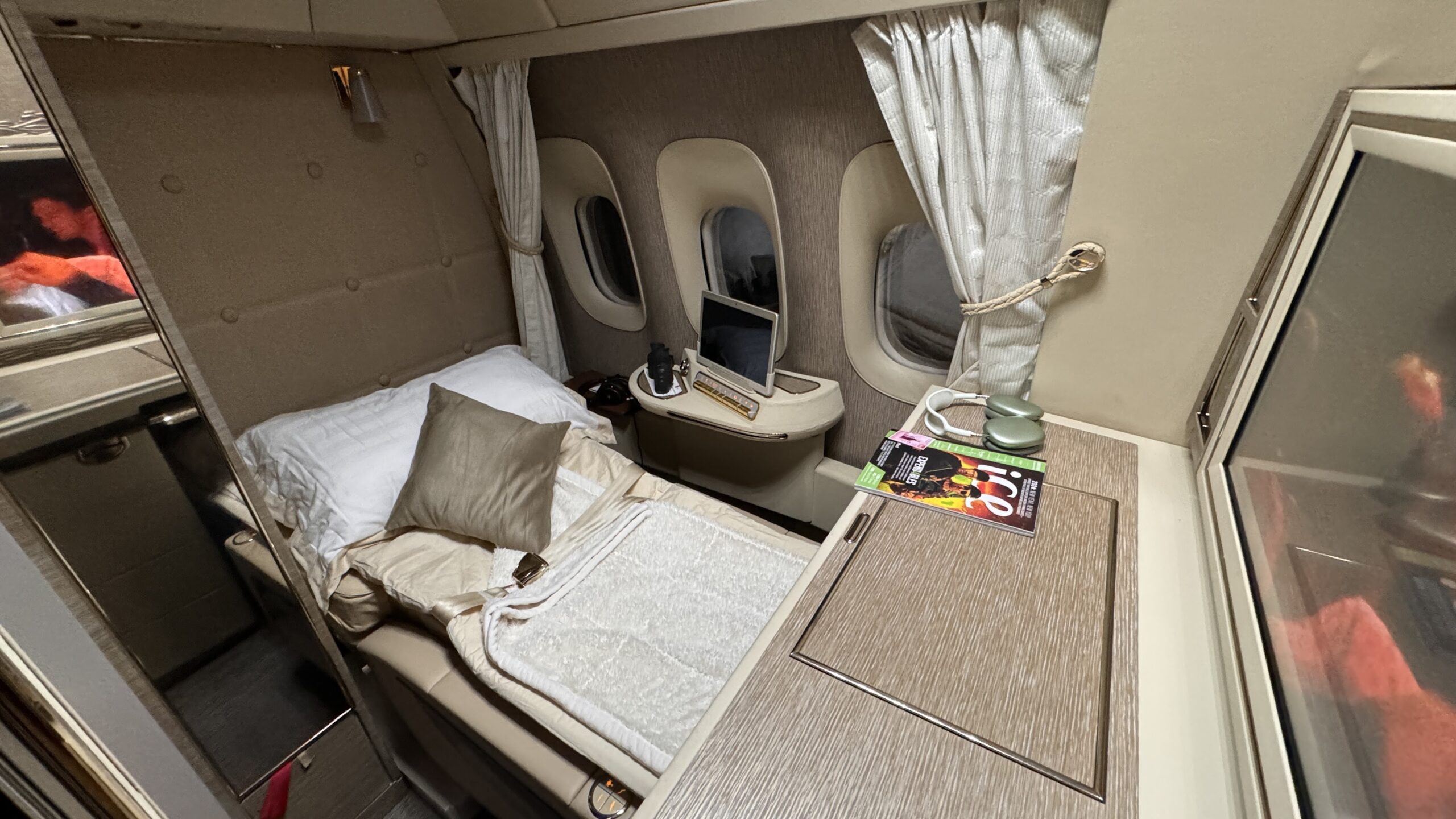 Emirates new game changer first class bed